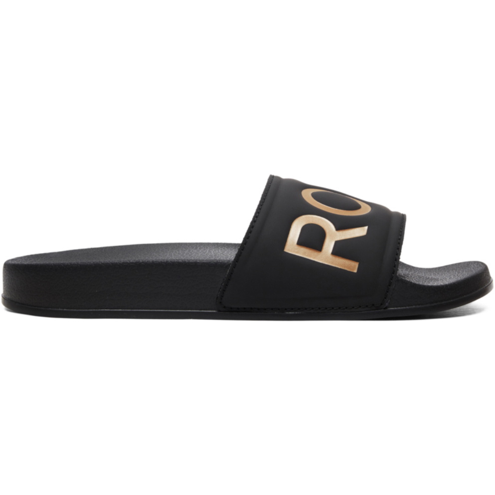 2026 Roxy Femmes Slippy II Slider Sandal ARJL100679 - Black / Gold
